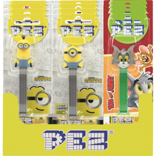 PEZ Spender Euroblister 43012 sort. 12St., - 492300500