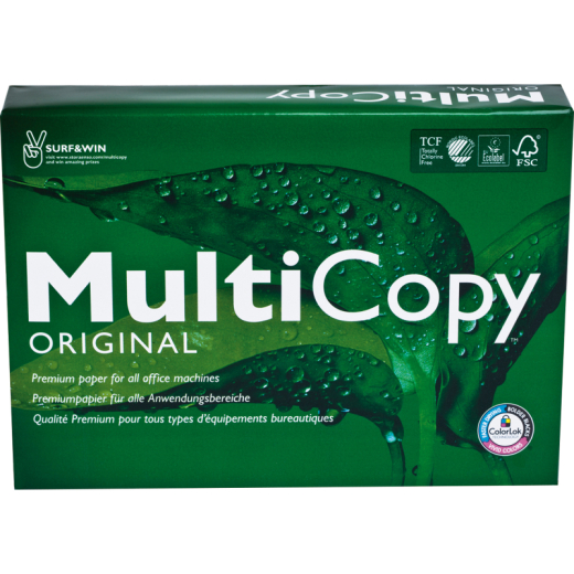 Multicopy Papier 88046519 80g 210x297 ws 2.500 Bl./Pack.,