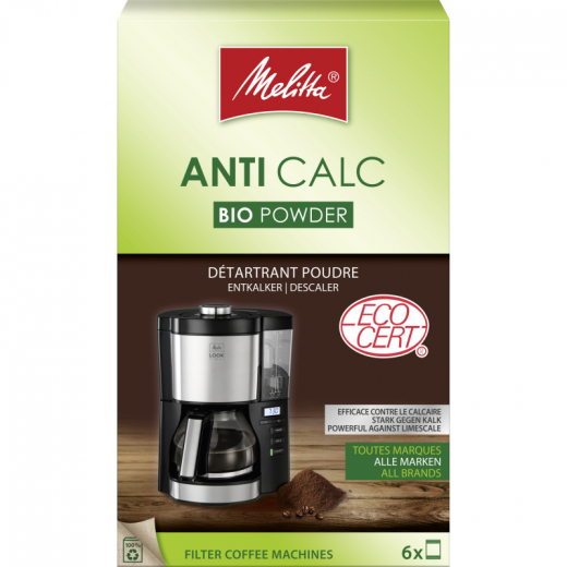 Melitta Entkalker ANTI CALC 217731 Pulver 20g 6St., - 495062900