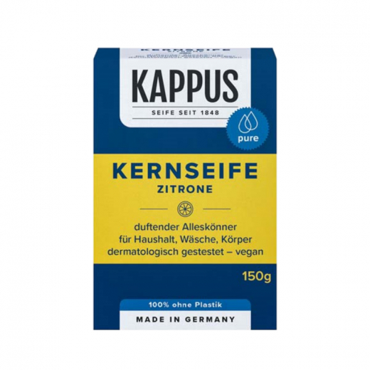 Kappus Kernseife Zitrone 14630 150g, - 494031400