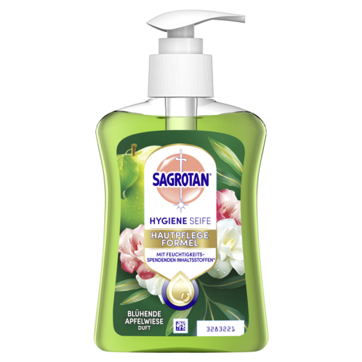 Sagrotan Flüssigseife Grüner Apfel & Jasmin 3279907 250ml, - 494034500