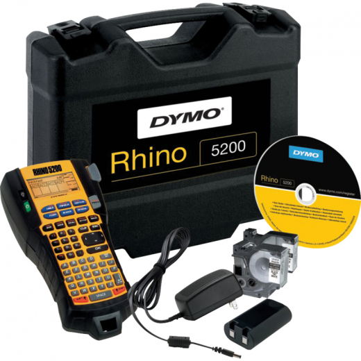 DYMO Beschriftungsgerät Rhino 5200 S0841400 Hartschalenkoffer, - DYMS0841400