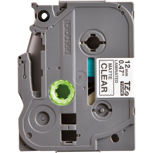 Brother Schriftbandkassette TZEM31 12mmx8m laminiert sw auf tr,