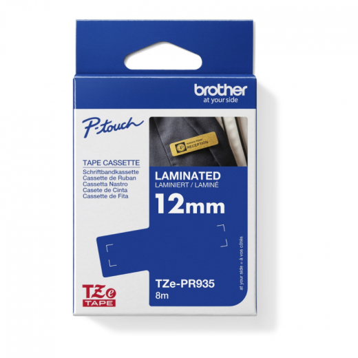 Brother Schriftbandkassette TZEPR935 12mmx8m sw auf silber, - BROTZEPR935