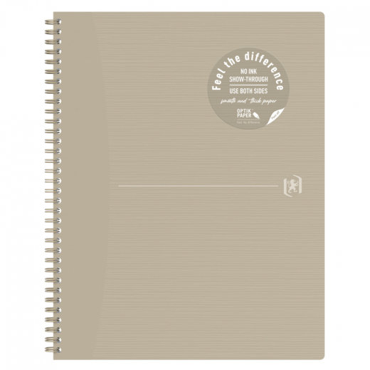 Oxford Notizbuch Origins 400150004 A4+ 70Blatt beige liniert,