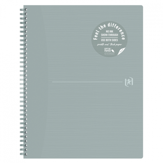 Oxford Notizbuch Origins 400150003 A4+ 70Blatt grau liniert,