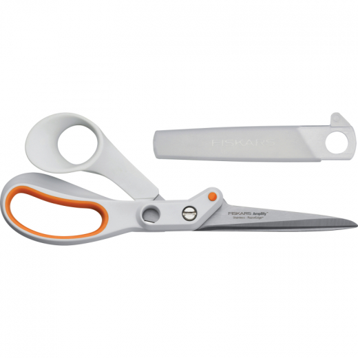 FISKARS Schere Amplify RazorEdge 9-1005223 21cm weiß/orange, - 764076