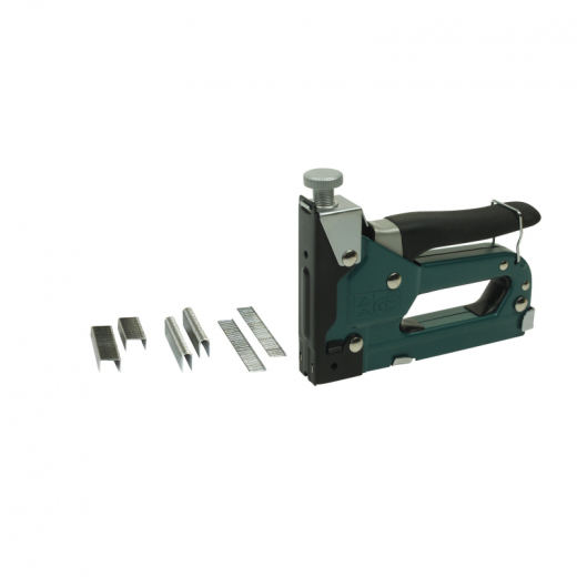 BRÜDER MANNESMANN Handtacker M48410 +500Klammern/500 Nägel, - 481118600