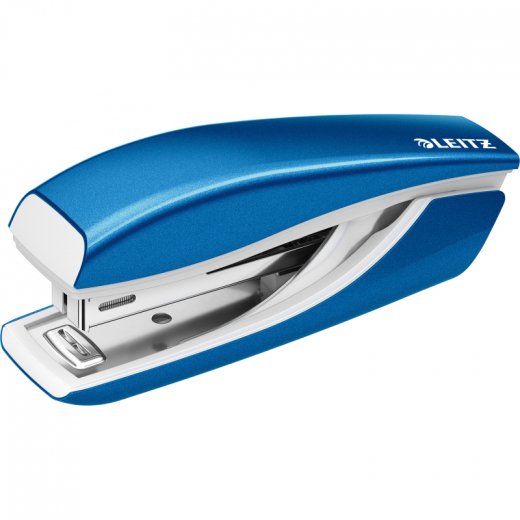 Leitz Heftgerät Mini WOW 55281036 max. 10Blatt blau, - LEI5528BLMT