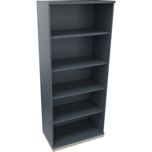 Regal 5OH B800xT442xH1869mm Silberaluminium/Lavagrau,