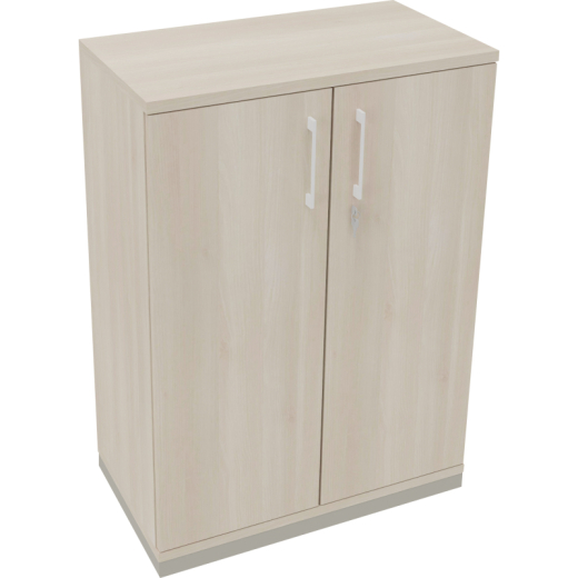 Flügeltürenschrank 3OH B800xT442xH1133 si/Akazie,