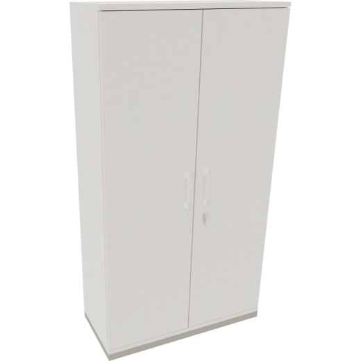 Flügeltürenschrank 5OH B1000xT442xH1869 ws/Weiß,