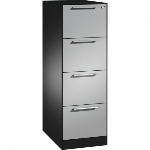 C+P Hängeregistraturschrank Asisto 146225411S10035 A4 1bahnig sgr/lgr,