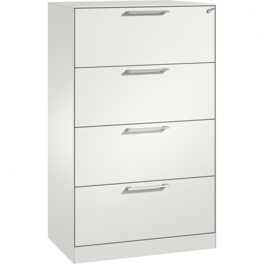 C+P Hängeregistraturschrank Asisto 146023412S10000 A4 2bahnig rws/rws,