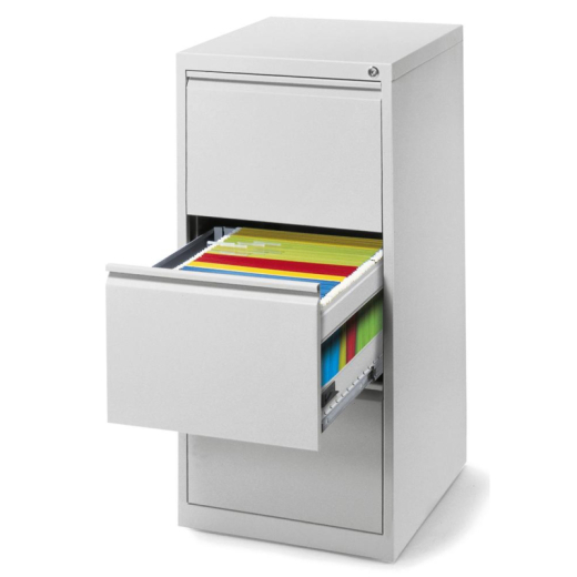 Hängeregistraturschrank 1bahnig 460x1020x620mm 3Schübe l.gr,