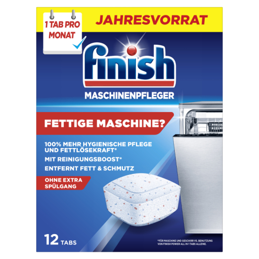 FINISH Spülmaschinenreiniger 3267386 Tabs 12St., - 495064500