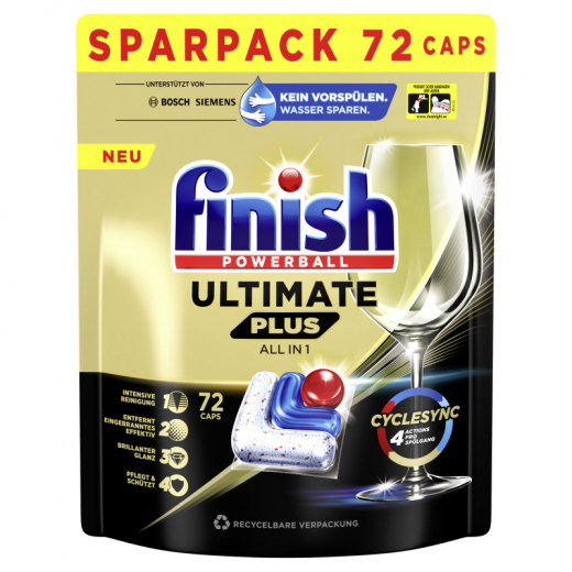 FINISH Spülmaschinentabs Ultimate Plus All in 1 3278335 72St,