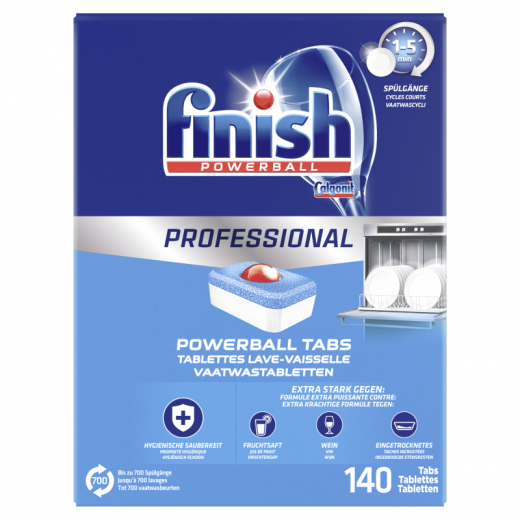 FINISH Spülmaschinentabs Professional Powerball3054562 140St, - 495071000