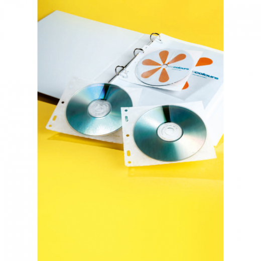 DURABLE CD/DVD Hülle COVER FILE 523919 PP transparent 10 St./Pack., - 9523919