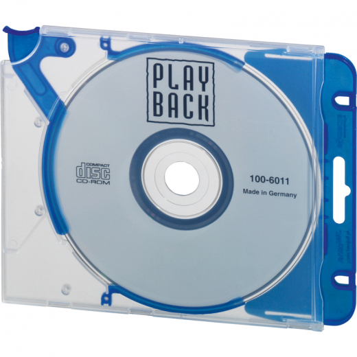 DURABLE CD/DVD Hülle QUICKFLIP COMPLETE 526906 bl/tr 5 St./Pack.,