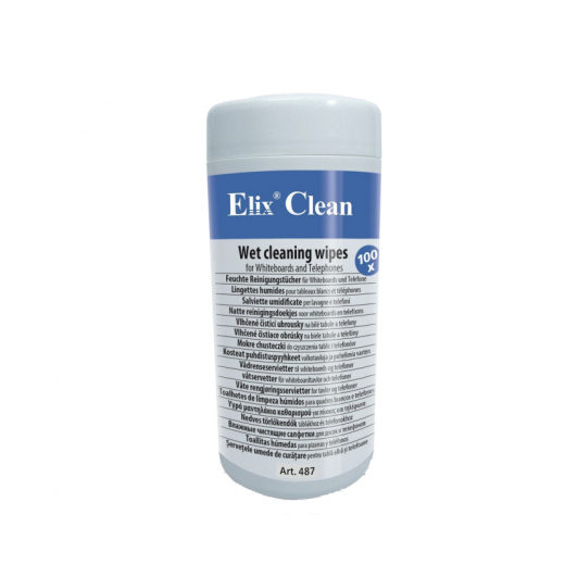 Elix Reinigunstuch ElixClean 487.100 Telefon Spenderdose 100 St., - 185001100