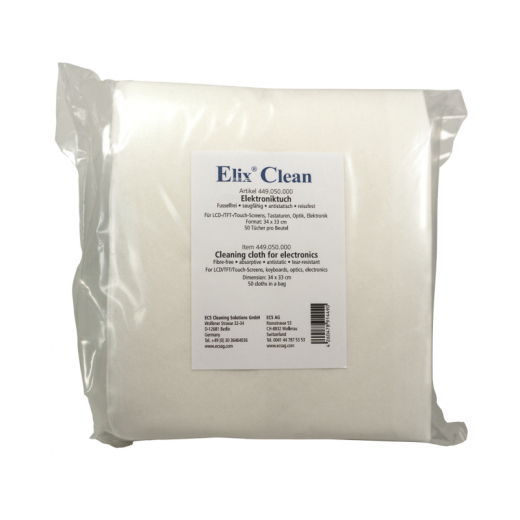 Elix Reinigungstuch ElixClean 449.050.000 34x33cm trocken 50St., - 185001200