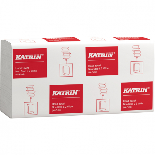 Katrin Papierhandtuch Non Stop L2 wide 61549 2lg. 24x32cm ws 3.000Bl., - 204919