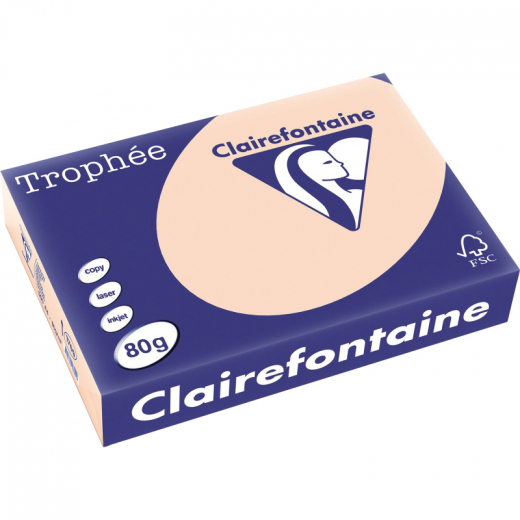 Clairefontaine Kopierpapier 1769C A4 80g lachs 500Bl., - 332301500