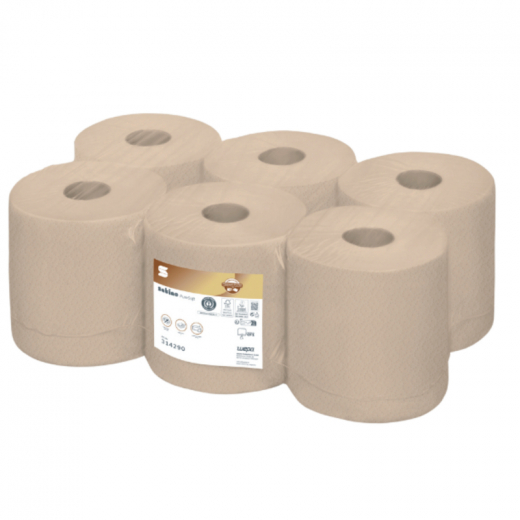 Satino Handtuchpapier PureSoft 314290 2lg. 428Bl. 6St., - 446232200