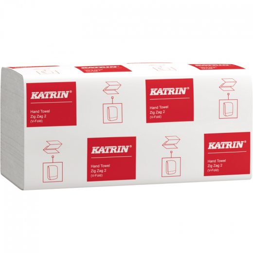 Katrin Papierhandtuch Classic 35588 ZZ 2lagig weiß 20x200Bl., - KTR35588