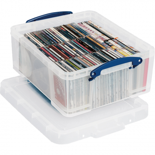 Really Useful Box Aufbewahrungsbox 18C 48,5x20x38,5cm 18l transparent, - 287064