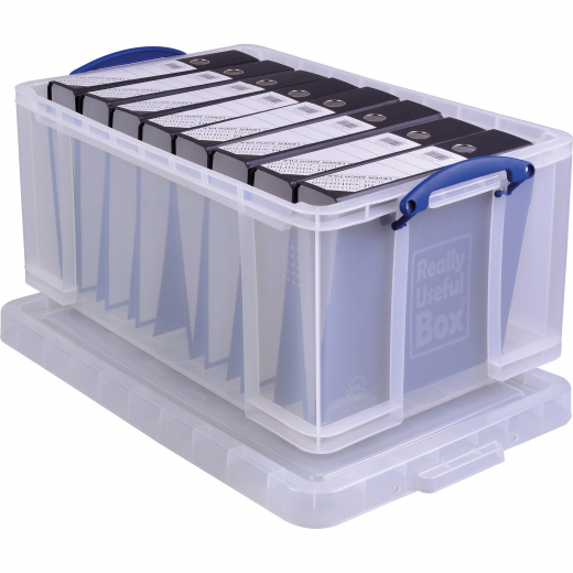 Really Useful Box Aufbewahrungsbox 64C 44x31x71cm 64l transparent, - 287129