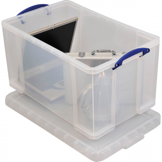 Really Useful Box Archivbox 84C 44x38x71cm 84l transparent, - 287145