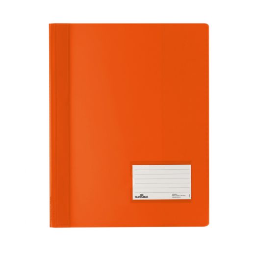 DURABLE Schnellhefter DURALUX 268009 DIN A4 Hartfolie orange,