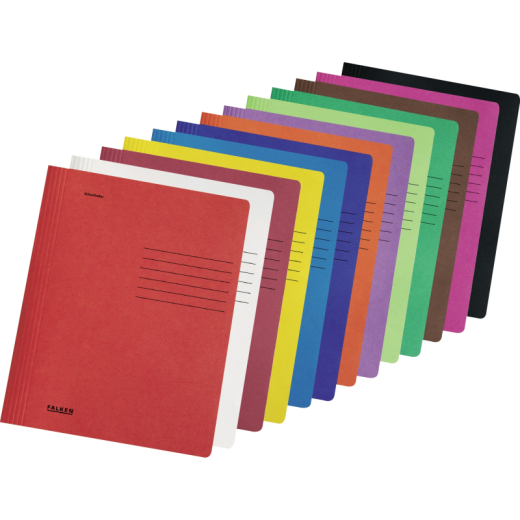 Falken Schnellhefter 26001280 A4 Karton dunkelgrün,