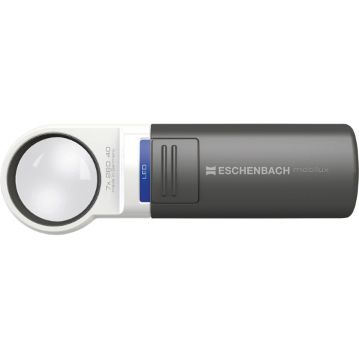 Eschenbach Handlupe 15117 LED Vergrößerungsfaktor 7x Ø35mm, - 481027400