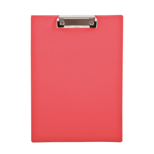 Klemmbrett 23,6x32,1cm Klemme silber Polypropylen rot,