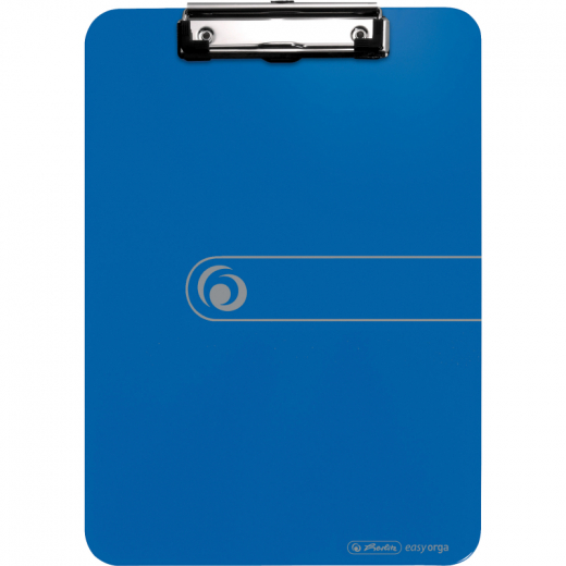 Herlitz Klemmbrett 11226396 DIN A4 PS opak blau,