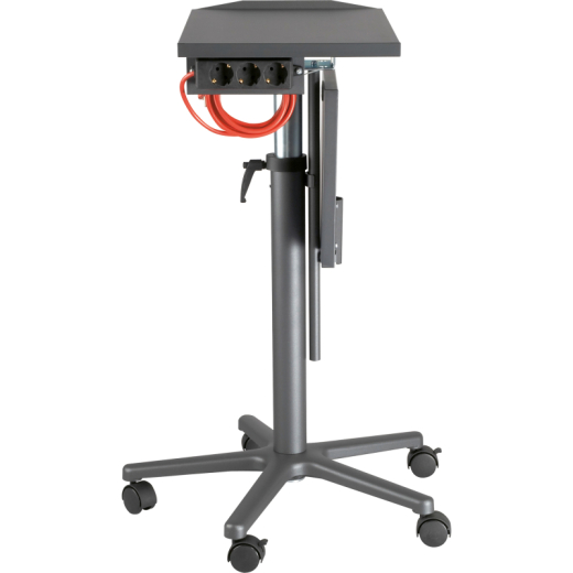 MAUL Beamertisch 9333089 +Seitenplatte +Steckdose an, - MAU93330AZ