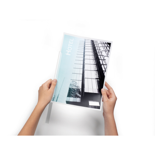 DURABLE Klemmschiene 290003 DIN A4 max. 30Blatt rt 100 St./Pack., - 035007