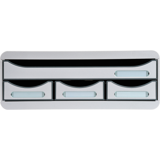 Exacompta Schubladenbox TOOLBOX MINI 319740D 4Schübe lichtgrau, - EXC319740D