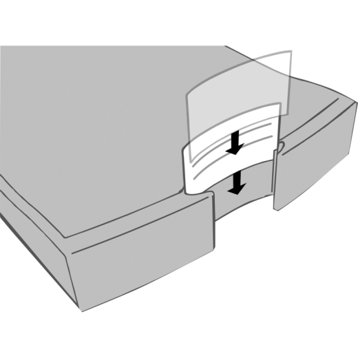 HAN Schubladenbox IMPULS 1012-13 DIN A4/C4 4Fächer geschl. sw,