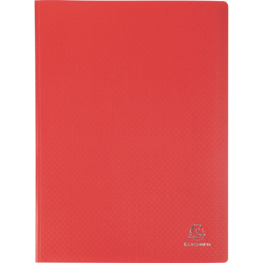 Exacompta Sichtmappe 8825E A4 PP 20Hüllen rot,