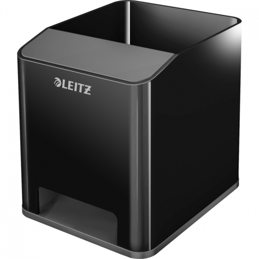 Leitz Stifteköcher Duo Colour 53630095 Sound schwarz, - LEI53630095