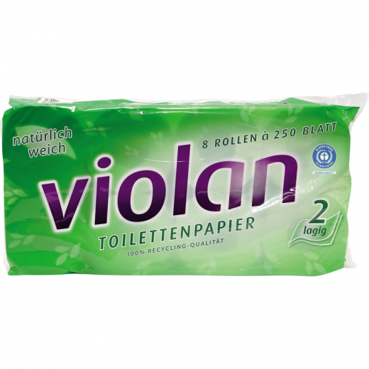 Fripa Toilettenpapier Violan 1530804 2lg. 250Bl. 8 Rl./Pack., - 446016100