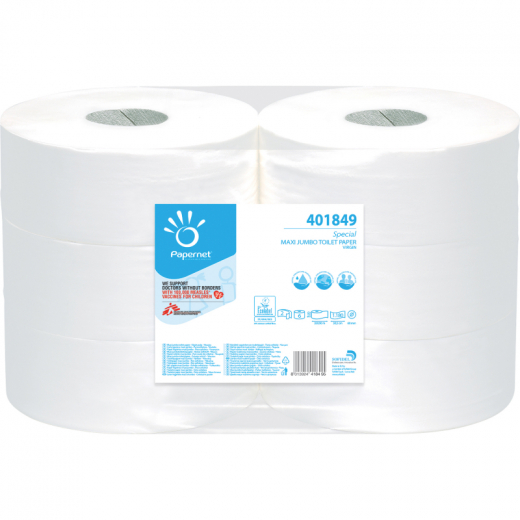 Papernet Toilettenpapier Maxi 401849 2lagig 360m 6 Rl./Pack., - 446219201