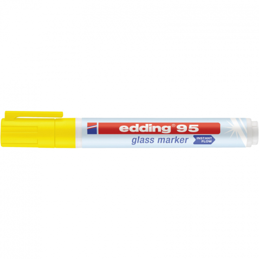 edding Glasboardmarker 95 4-95005 1,5-3mm Rundspitze gelb,