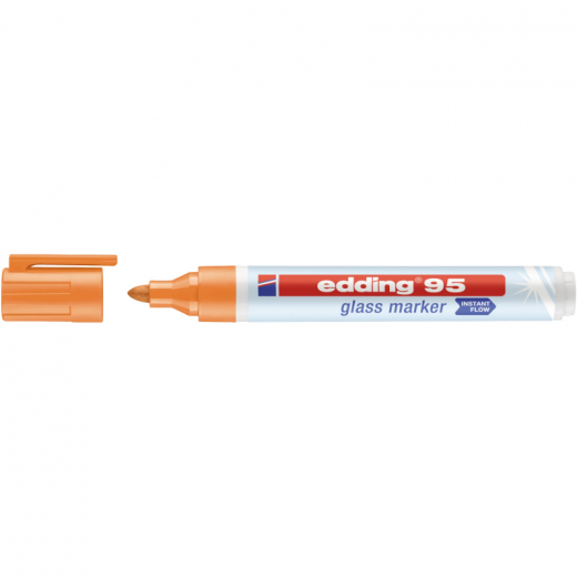 edding Glasboardmarker 95 4-95006 1,5-3mm Rundspitze orange, - 653249014