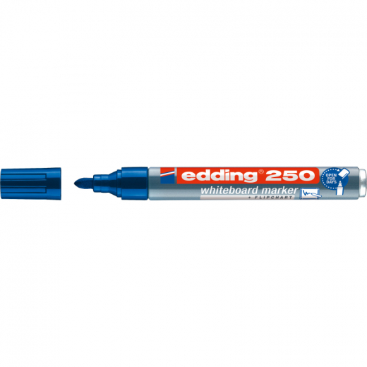 edding Boardmarker 250 4-250003 1,5-3mm Rundspitze nachfüllbar bl,