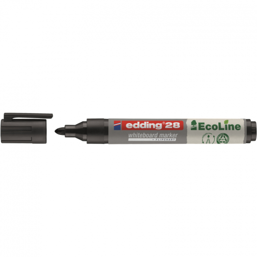 edding Boardmarker 28 EcoLine 4-28001 1,5-3mm Rundspitze schwarz,